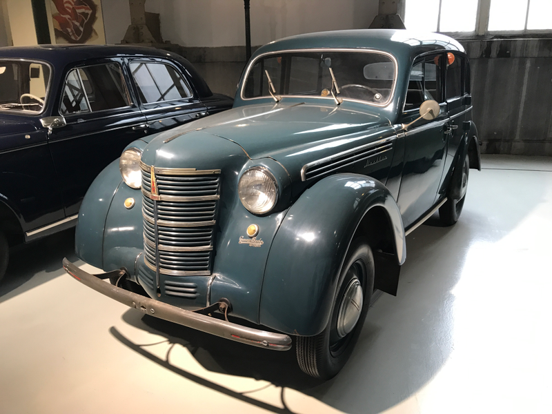 1951 Moskvitch Type 400. A pre-war Opel Kadett from post-war Soviet Union.